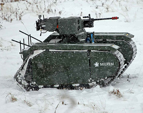 Unmanned ground tank